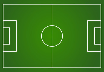 Vector football field layout