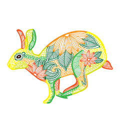 Rabbit illustration- Chinese zodiac