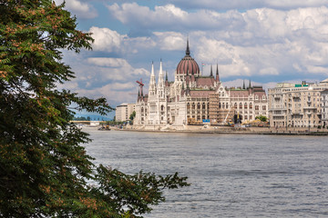 Fototapeta premium The building of the Parliament in Budapest, Hungary