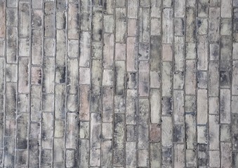 Old gray bricks texture