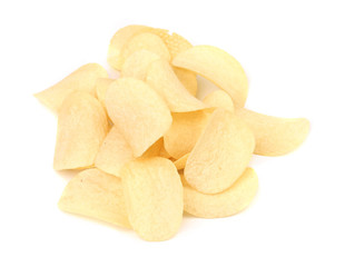 Close up of potato chips.