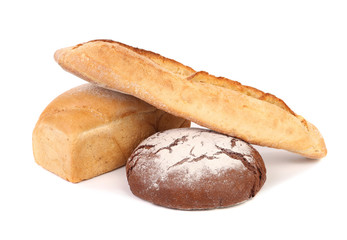 Various healthy bread.