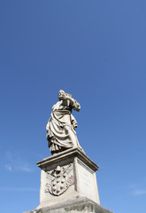 Statue of St. Peter on the Sant' Angelo Bridge in Rome