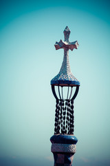Park Guell in Barcelona, Spain.
