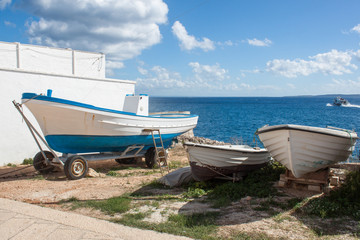 Obraz premium Fishing boats