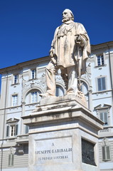 Pomnik Giuseppe Garibaldiego w Lucca, Toskania, Włochy