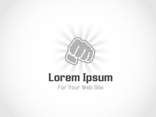 INTERFACE LOGO TEMPLATE PUNCH MODERN CONCEPT FOR INTERNET WEB