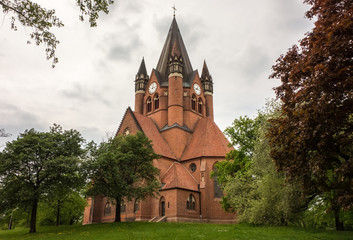 Fototapeta na wymiar Pauluskirche Halle