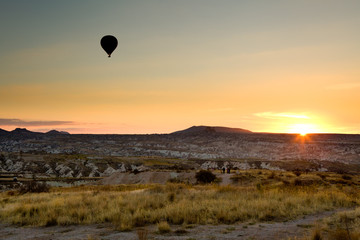 Cappadocia at sunset
