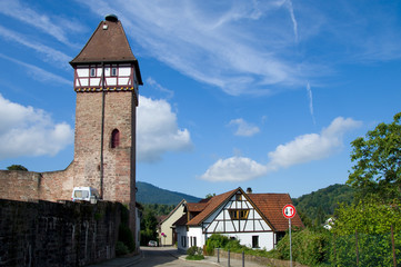 Fototapeta premium Storchenturm - Gernsbach - Schwarzwald