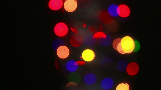 Abstract christmas lights background