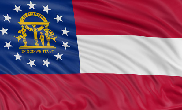 3D Georgia Flag (US state)