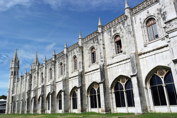 Fototapeta na wymiar Klasztor Hieronimitów w Lizbonie, Portugalia