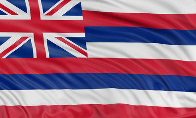 3D Hawaii Flag