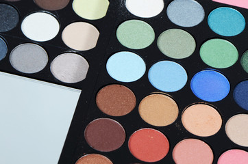 The palette eye shadow close up