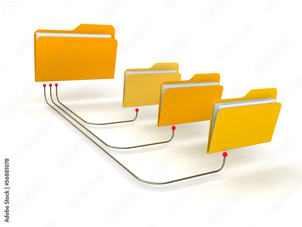 Poster folders network structure