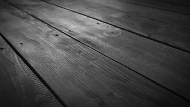 Black and White Wooden Floor slider dolly movement video