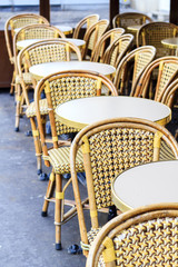 Sidewalk café in Paris