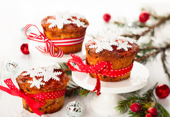 Christmas fruit cakes
