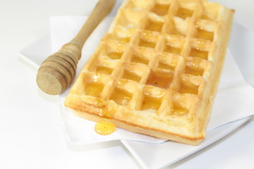gaufre au miel