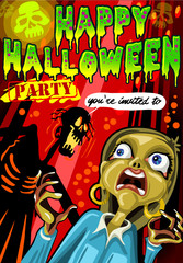 Poster Invite for Halloween Party