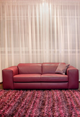 Sofa burgundy