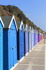 Bournemouth Beach huts, Dorset.