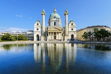 Fototapeta na wymiar Karlskirche - Wien