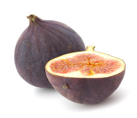 Fresh figs Fruits isolated on white background