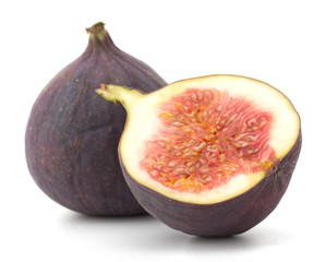 Fresh figs Fruits isolated on white background