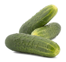 cucumber isolated on white background