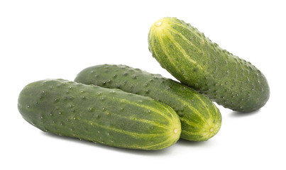 cucumber isolated on white background
