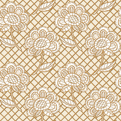 Seamless lacy texture