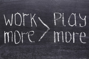 work more is better