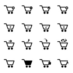 Shopping cart icons
