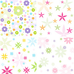 Floral pattern set