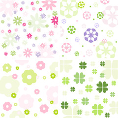 Floral pattern set