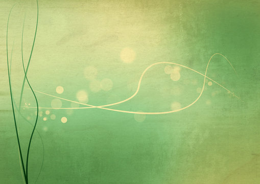 Green Vintage Abstract Background