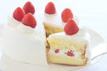 苺のショートケーキ