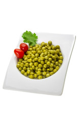 Marinated peas
