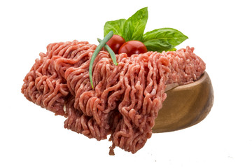 Stuffed raw meat