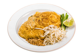 Thai omelette with shrimps