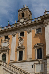 Fototapeta na wymiar Placu Capitol (Piazza del Campidoglio) w Rzymie, Włochy
