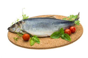 Marinated herring with herbs