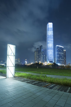 West Kowloon Waterfront Park In Hong Kong