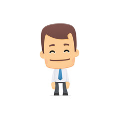 manager in various poses for use in advertising, presentations,