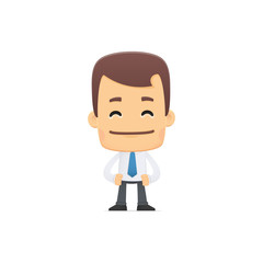 manager in various poses for use in advertising, presentations,