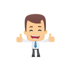 manager in various poses for use in advertising, presentations,