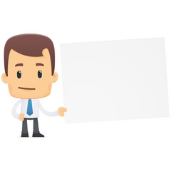 manager in various poses for use in advertising, presentations,