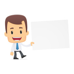 manager in various poses for use in advertising, presentations,